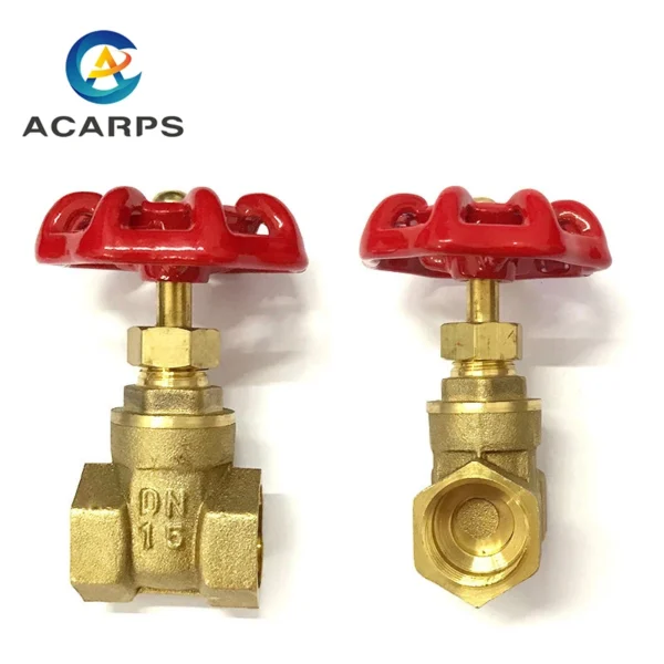 1/2" 3/4" 1" 1-1/4" 1-1/2" 2" inch Brass Gate Valves Water Valve Switch Valve Female Thread Gate Valve