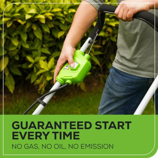 40V 17" Cordless (Push) Lawn Mower (75+ Compatible Tools), 4.0Ah Battery and Charger Included - Image 5