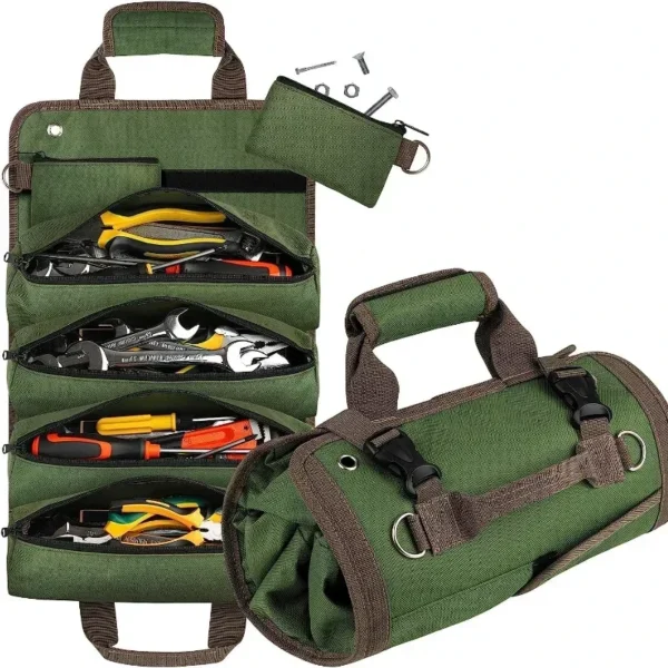 Multi-Purpose Tool Bag High Quality Professional Multi Pocket Hardware Tools Pouch Roll UP Portable Small Tools Organizer Bag