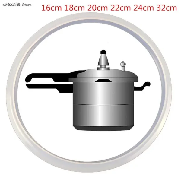 16cm 18cm 22cm 24cm 32cm Pressure Cookers Silicone Rubber Gasket Sealing Ring Pressure Cooker Seal Ring Kitchen Cooking Tools