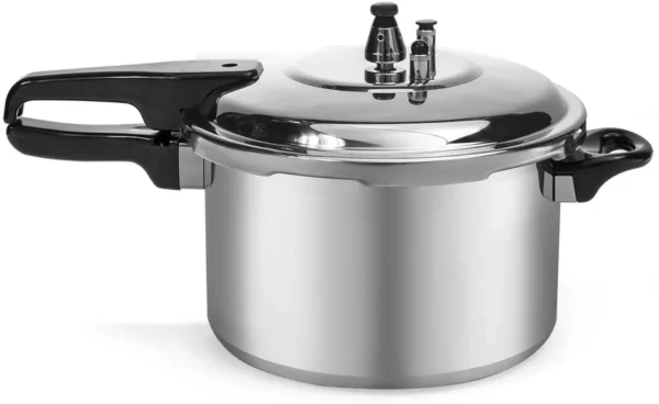 6Qt Pressure Canner W/Release Valve Aluminum Canning Cooker Pot Stove Top Instant Fast Cooking