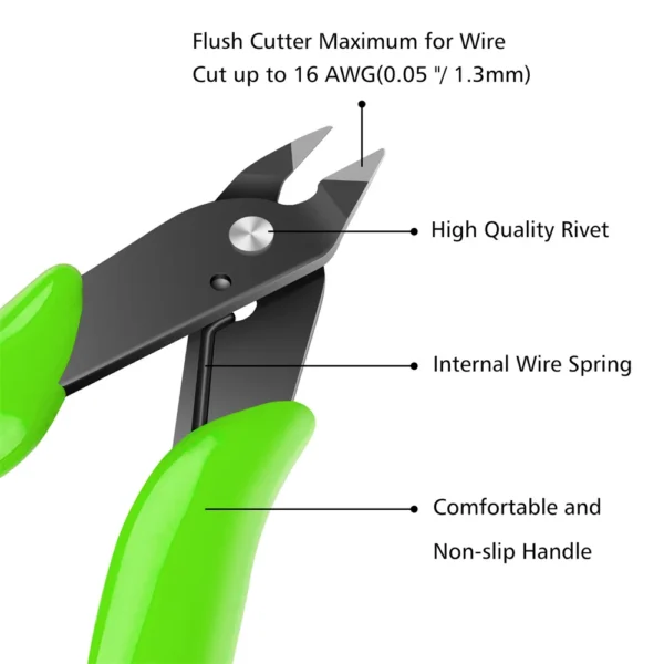 Universal Pliers Multi Functional Tools Electrical Wire Cable Cutters Cutting Side Snips Flush Stainless Steel Nipper Hand Tools - Image 4