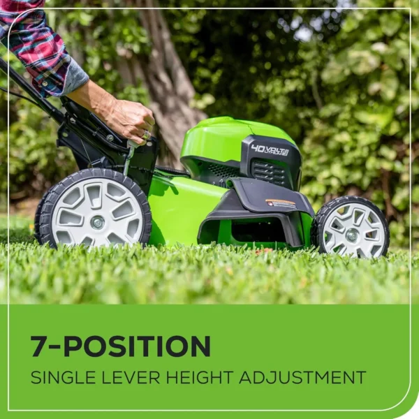 40V 21" Brushless Cordless (Smart Pace / Self-Propelled) Lawn Mower (75+ Compatible Tools) (2) 4.0Ah Batteries and Charger - Image 6