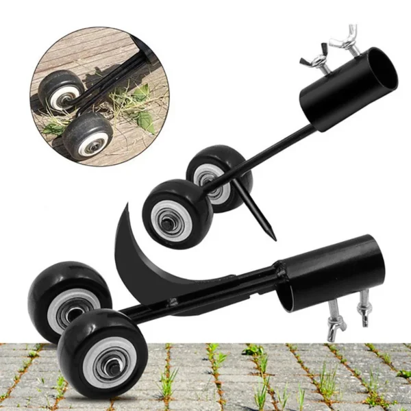 Garden Crevice Weeding Hook, Roller Crevice Weeding Tool, Gardening Quick Weeding Tool, Soil Loosening And Lawn Mower