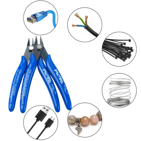 1/5/10PC 170 Wishful Clamp DIY Electronic Diagonal Pliers Side Cutting Nippers Wire Cutter 3D printer parts Hand Tools - Image 6