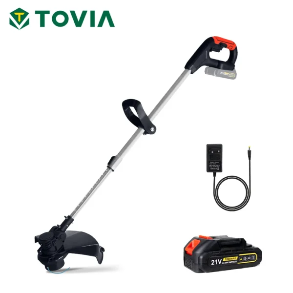 Battery Trimmer Garden Tools Electric Lawn Mower 21V Cordless Grass Trimmer Adjustable Cutter Compatible Makita 18V Battery