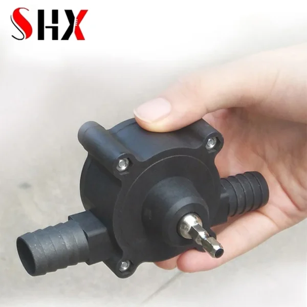 Household Portable Electric Drill Pump Diesel Oil Fluid Water Pump Mini Hand Self-priming Liquid Transfer Pumps