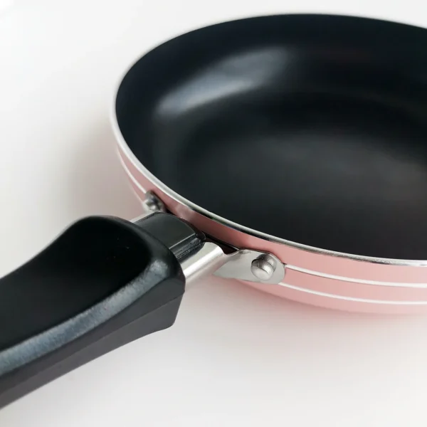 Pink Pot 6.5inch Non-Stick Stockpot Frying Pan Flat Cookware Kitchen Utensils For Daily Cooking Complementary Food - Image 5