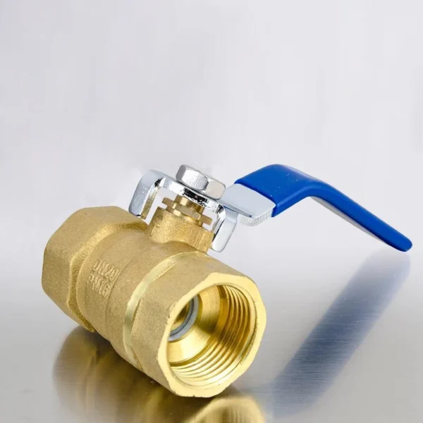 1/2" 3/4" 1" 2" Brass BSP Thread Ball Valve With Lever Handle Copper Plumbing Tap - Image 3