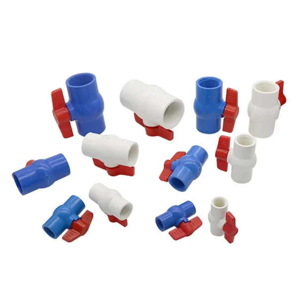 1/2" 3/4" 1" 1.25" 1.5" 2" Female Thread PVC Ball Valve Socket Valve Screw Plumbing Pipe Fittings Irrigation System Adapter 1Pc - Image 6