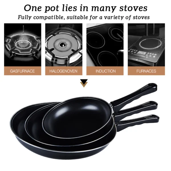 Frying Pan Durable Non-stick skillet Mini Thick Steak Flat cooking Pan Iron Pancake Egg Fryer Kitchen Cookware Cast Iron Tools - Image 5