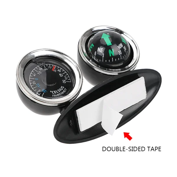 Car Ornaments Compass Thermometer Guide Ball Dashboard Meters Gauge Decorative Truck Automobile Accessories Interior Decoration - Image 4