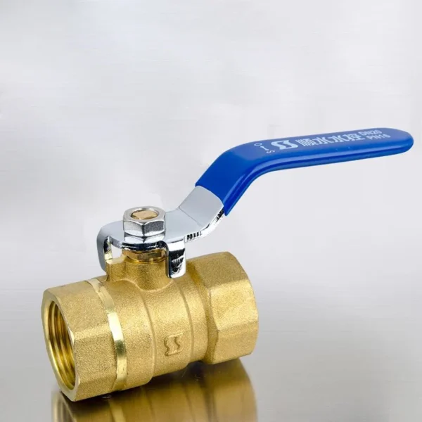 1/2" 3/4" 1" 2" Brass BSP Thread Ball Valve With Lever Handle Copper Plumbing Tap - Image 4