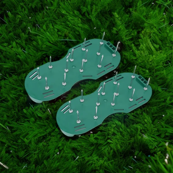 Garden Lawn Aerator Shoes Garden Yard Grass Cultivator Scarification Nail Tool Lawn Aerator Spikes Shoes Garden Tools - Image 3