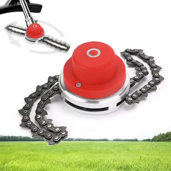 1PCS Universal Lawn Mower Chain Trimmer Head Chain Brushcutter for Trimmer Chain Type Blade Garden Grass Brush Cutter Chainsaw - Image 3