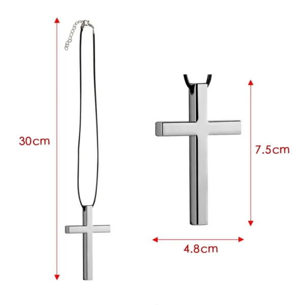 Car Pendant Interior Metal Cross Jesus Christian Religious Rearview Mirror Ornament Hanging Dangle Charm Car Styling Automobiles - Image 6