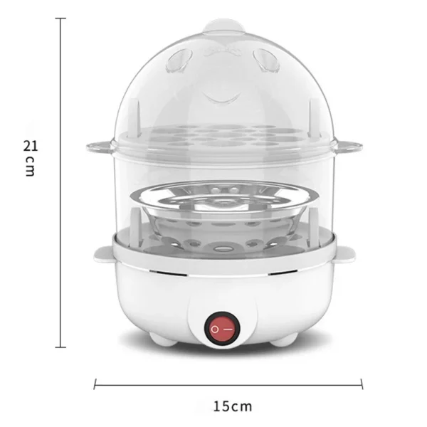 Electric Egg Steamer Multifunction Egg Boiling Machine Semi-egg Cooker Pan Corn Milk Rapid Breakfast Cooking Appliances - Image 6