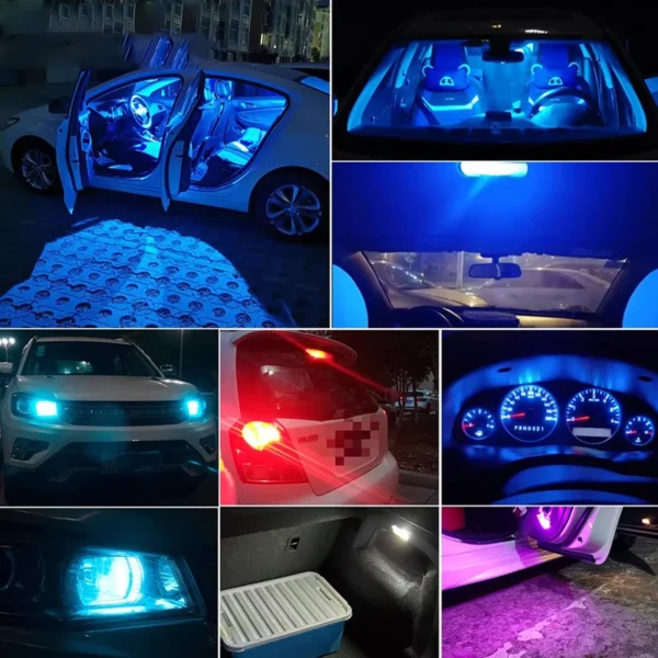 W5W Led T10 Car Light COB Glass 6000K White 12V Auto Automobiles License Plate Lamp Dome Reading Lamps DRL Bulb Accessories - Image 5