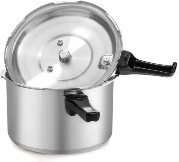 6Qt Pressure Canner W/Release Valve Aluminum Canning Cooker Pot Stove Top Instant Fast Cooking - Image 2