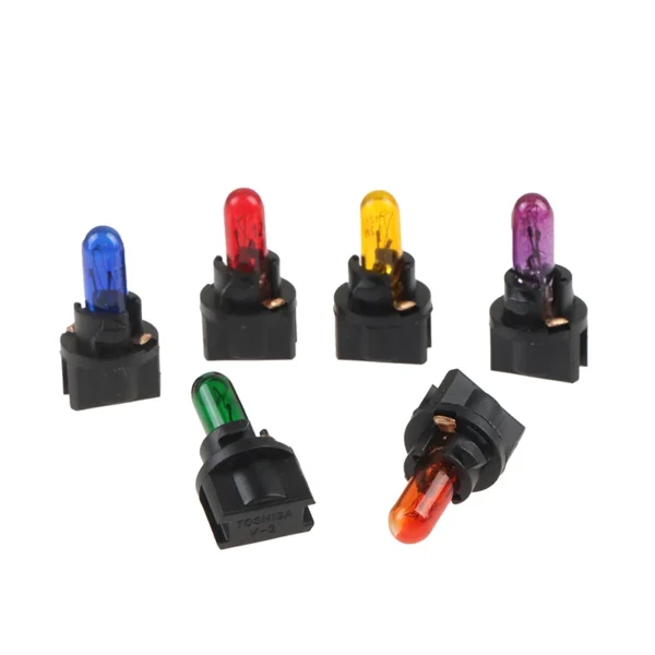 10Pcs T5 SMD LED Car Light Automobiles Light-emitting Diode Instrument Gauge Dashboard Light Bulbs Auto Interior Indicator Lamp - Image 2