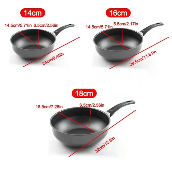 Frying Pan Mini Cooking Omelette Pans Non-stick Iron Pancake Egg Fryer With Long Handle Wok Frying Pan Kitchen Gadgets - Image 6