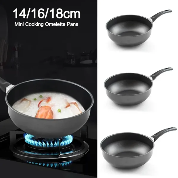 Iron Pan Frying Breakfast Tools Non Stick Pancake Pots Milk Pot Kitchen Cookware Mini Cooking Omelette Pans Kitchen & Dining - Image 5