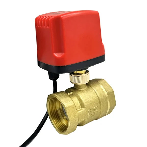 DN15-DN50 Motorized Ball Valve 2-Wire/3-Wire Waterproof IP65 2-Way/3-Way Electric Water Valves Female Thread 12V 24V 220V - Image 2