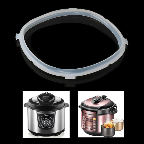 4/5/6L Electric Pressure Cooker Silicone Sealing Ring Kitchen Rice Cooking Pot Replacement Rubber Ring 22/24CM Circle ( no pot ) - Image 2