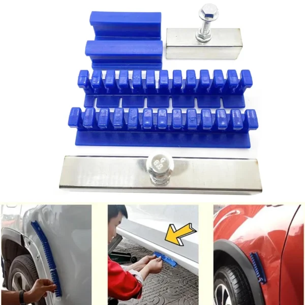 Car Body Dent Repair Tool Kit with Slide Hammer T-bar Dent Puller Suction Cup Mechanic for Automobile Hail Dent Remover - Image 4