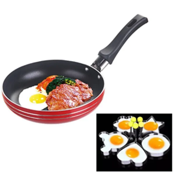 12/14/16cm Pan Frying Egg Skillet Pot Mini Cooking Omelette Pans Nonstick Saucepan Fry Omelet Cast Pancake Pots Random Color - Image 2