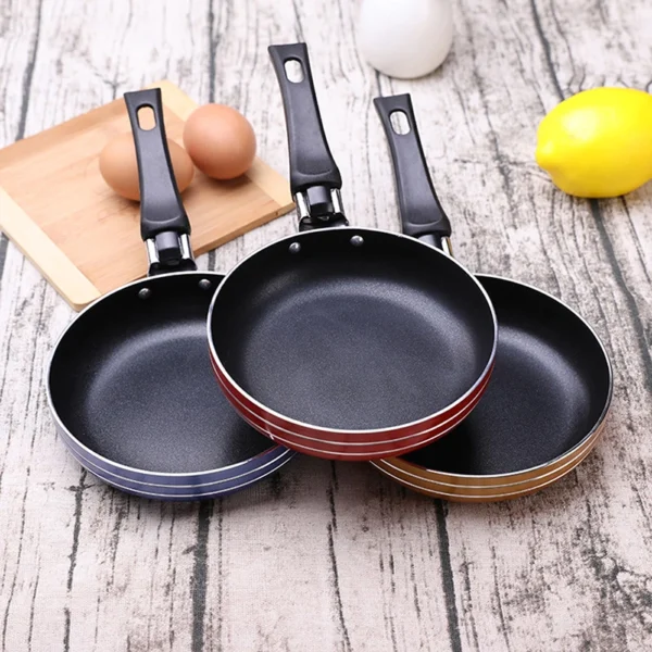 Mini Frying Pan Non Stick Cooking Appliances Egg Master Pancake Maker Cookware Pan Pot Kitchen Equipment 12.5CM Random Color - Image 3