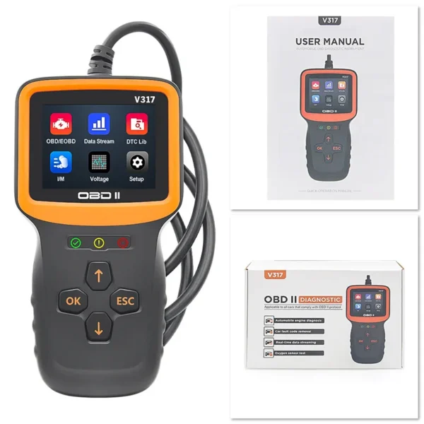 Code Reader obd2 Automobile diagnosis equipment V317 Engine Fault Detector Car Code Reader - Image 4