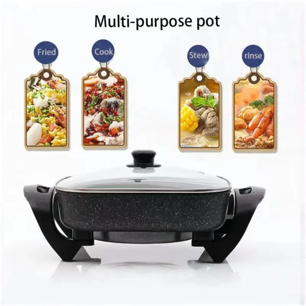 Multi-functional household electric cooking pot non-stick integrated frying hot - Image 2