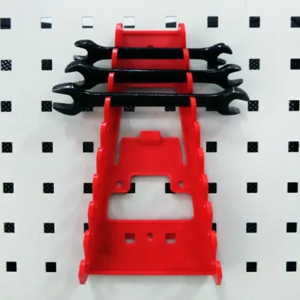 Plastic Wrench Rack Organizer Wall Mounted Tray Sockets Storage Tools Rack Sorter Standard Spanner Holders Home Wrench Holder - Image 3