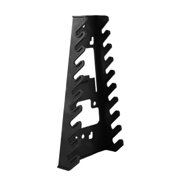 Tool Organizer Wrench Spanner Sorter Holder Wall Mounted Tray Rack Storage Organizer Household Socket Tool Plastic Storage Black - Image 4