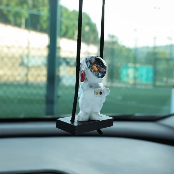 Car Astronaut Interior Pendant Spaceman Swing Automobile Ornament Auto Interior Rearview Mirror Hanging Dashboard Accessories - Image 4