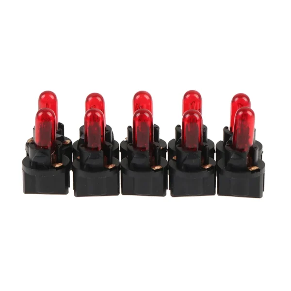 10Pcs T5 SMD LED Car Light Automobiles Light-emitting Diode Instrument Gauge Dashboard Light Bulbs Auto Interior Indicator Lamp - Image 2