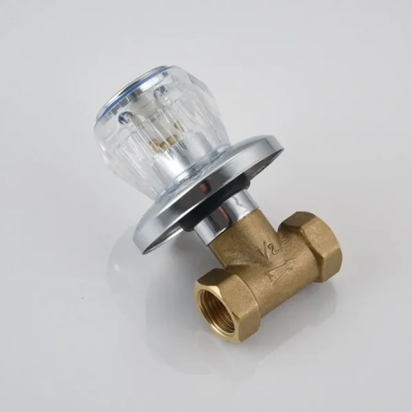 Brass Quarter Turned Full Turned Shower Stop Valve Concealed Switch Bathhouse Shower Shutoff Valve Open Quickly Plumbing Fitting - Image 3