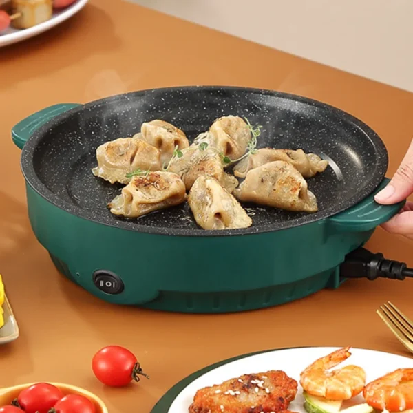 Electric MultiCooker Electric Frying Pan 220V Househould Barbecue Fried Steak Fish Omelette Frying Pan Non-stick Cooking Machine - Image 6