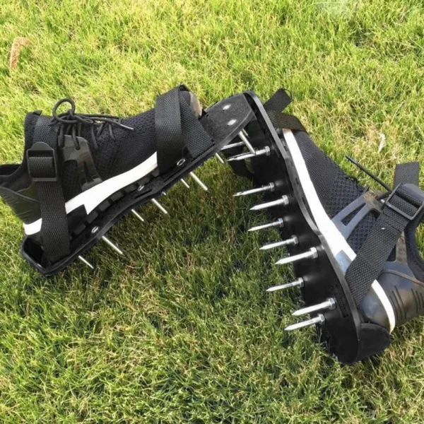 Garden Lawn Aerator Shoes Garden Yard Grass Cultivator Scarification Nail Tool Lawn Aerator Spikes Shoes Garden Tools - Image 4