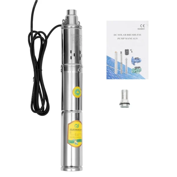 Solar Water Pump 24V 370W Submersible Deep Well Pump Stainless Steel for Villages Families Farms Camping Car - Image 6