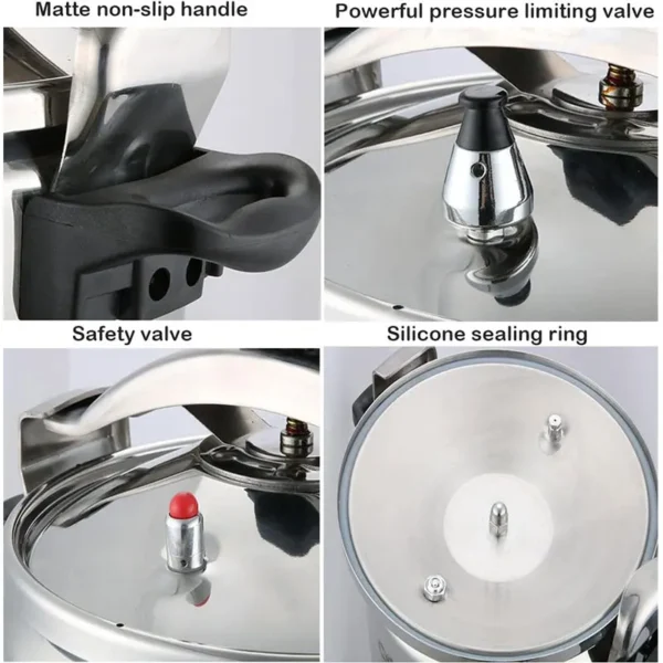 3L/5L/7L Professional Pressure Cooker Heavy-Duty Aluminum Explosion-Proof Cooking Pots for Gas Cooker Pot - Image 3