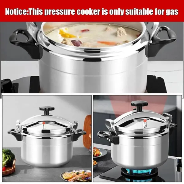 3L/5L/7L Professional Pressure Cooker Heavy-Duty Aluminum Explosion-Proof Cooking Pots for Gas Cooker Pot - Image 2