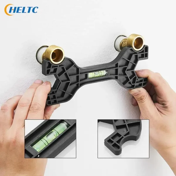 1PCS Multifunctional Dual Headed Wrench With Level Manual Tap Spanner Repair Plumbing Tool For Household Faucet Pipe And Toilet - Image 4