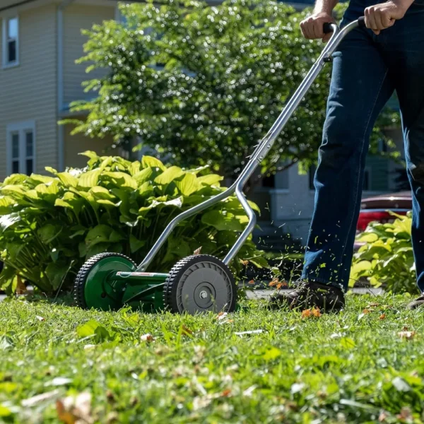 Scotts Outdoor Power Tools 304-14S 14-Inch 5-Blade Push Reel Lawn Mower, Green - Image 6