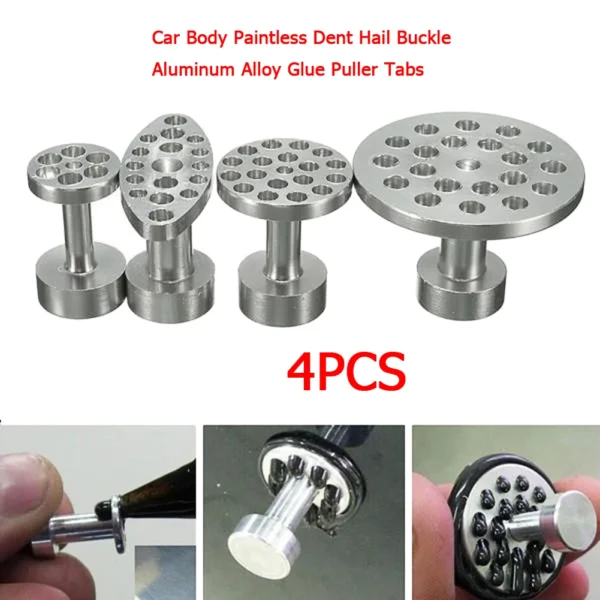 Car Body Paintless Dent Hail Buckle Aluminum Alloy Glue Puller Tabs Remover Automobile Repair Set Paint Dent Repair Tool - Image 2