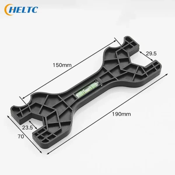 1PCS Multifunctional Dual Headed Wrench With Level Manual Tap Spanner Repair Plumbing Tool For Household Faucet Pipe And Toilet - Image 3