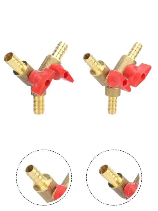 Aquarium Supplies Brass Valve Shut Off Ball Valve Brass Color Brass Material Easy To Install Plumbing Fittings - Image 5