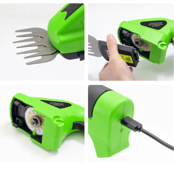 Garden Trimmer Cordless Hedge Lawn Cutter Blade Hedge Trimmer Fence Weeder Shear Blade Sharp Cut Durable Power Weeding Tool - Image 5